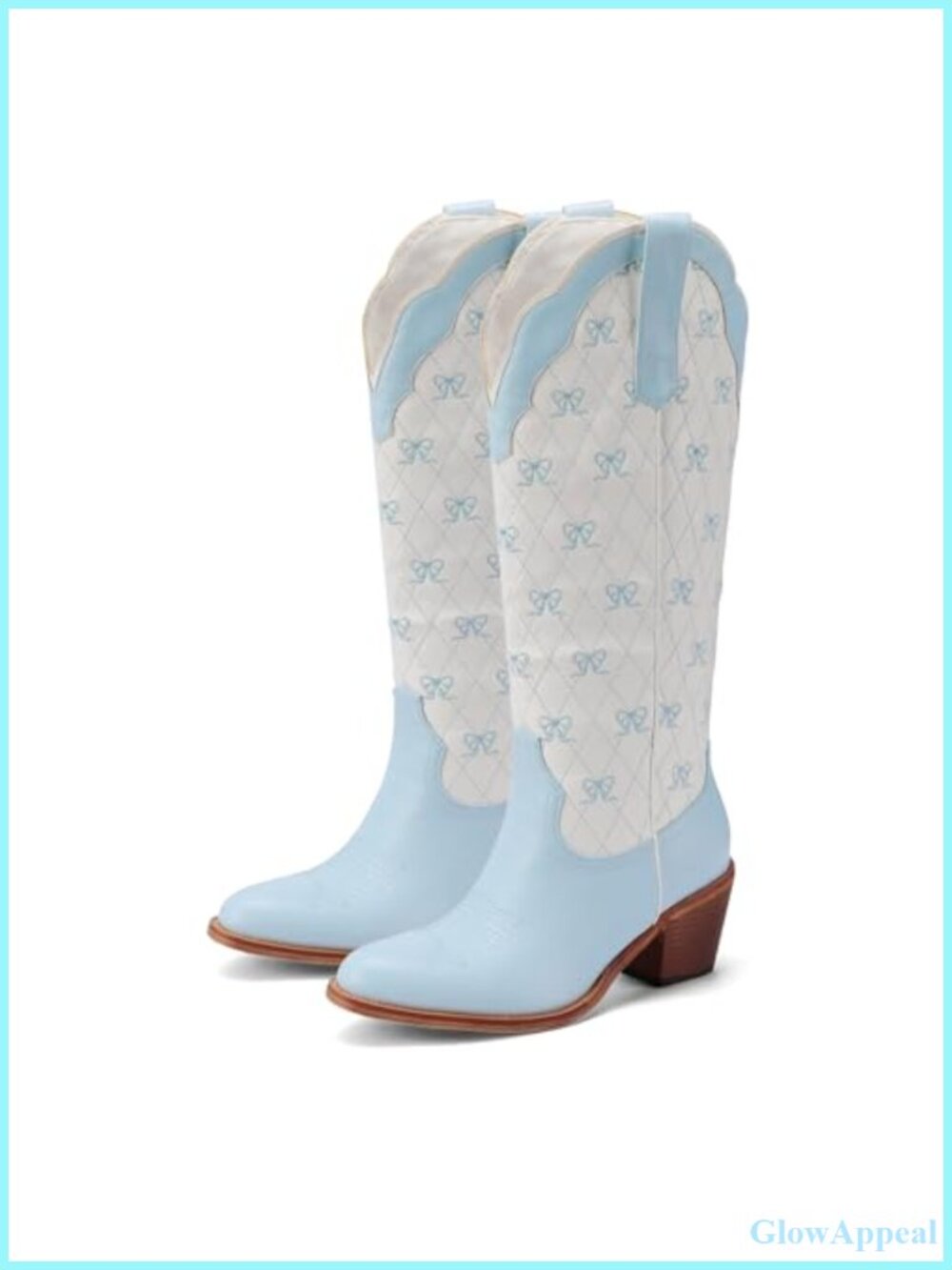 Rhinestone Ankle Cowboy Boots Embroidered Low Heel Western Booties